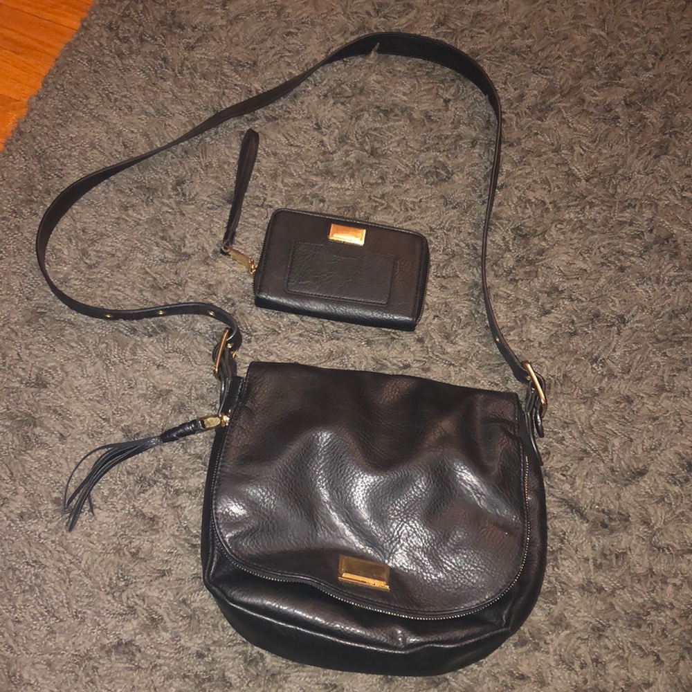 Juicy couture crossbody bag and wristlet